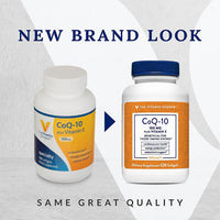 Thumbnail for The Vitamin Shoppe CoQ-10 Plus Vitamin E 100MG, Supports Cardiovascular, Energy Production & Cellular Health (120 Softgels)