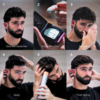 Thumbnail for BLUMAAN Hydrating Pomade - Low Shine, High Hold - Water Based, Easy To Wash - Ideal for Quiffs, Pompadours, Ducktails & Slick Back Looks - 2.5 oz
