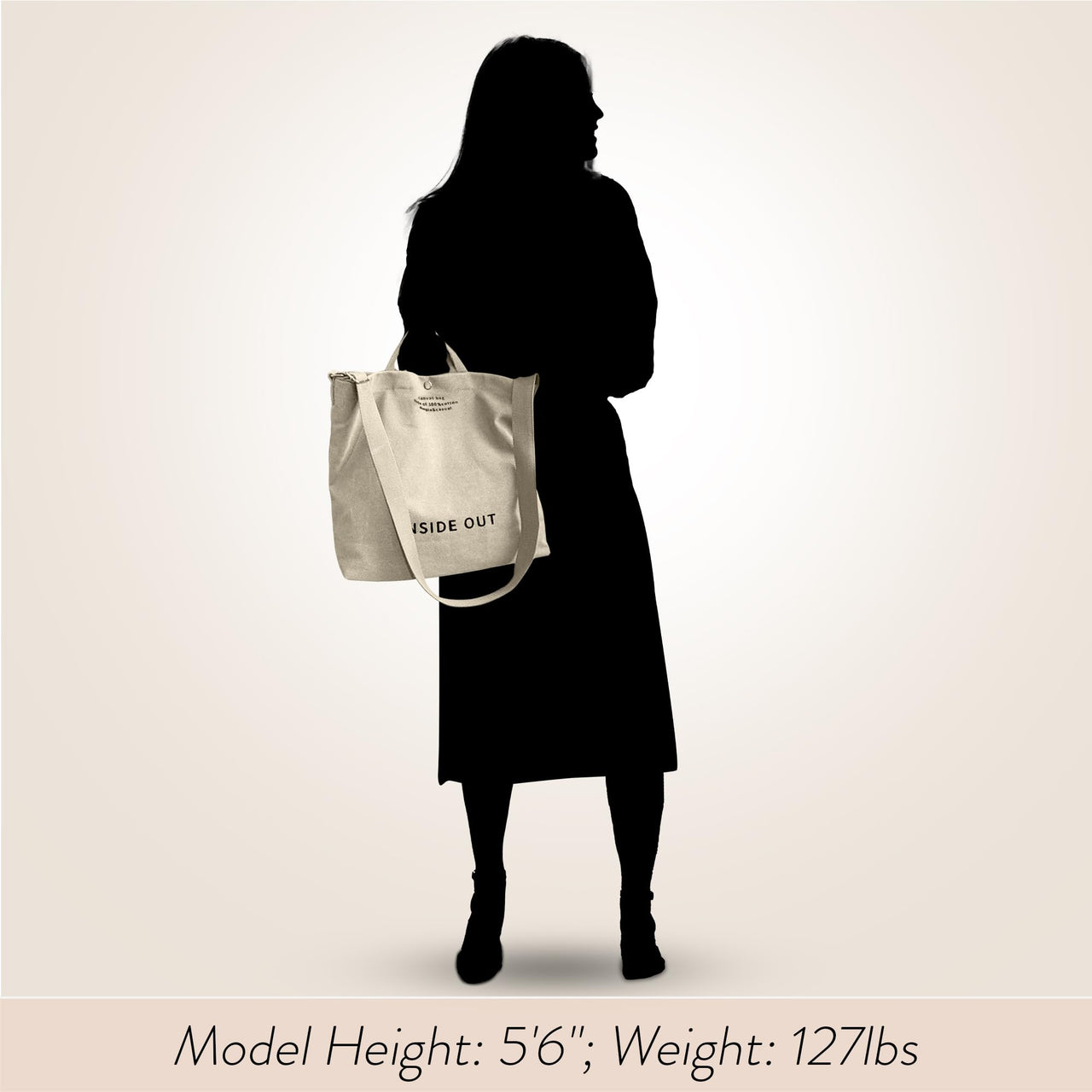 Large Tote Bag for Women, Canvas Bag Women Gift, Fashion Crossbody 16oz Cotton Bag, Large Capacity Shoulder Bag