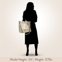 Thumbnail for Large Tote Bag for Women, Canvas Bag Women Gift, Fashion Crossbody 16oz Cotton Bag, Large Capacity Shoulder Bag