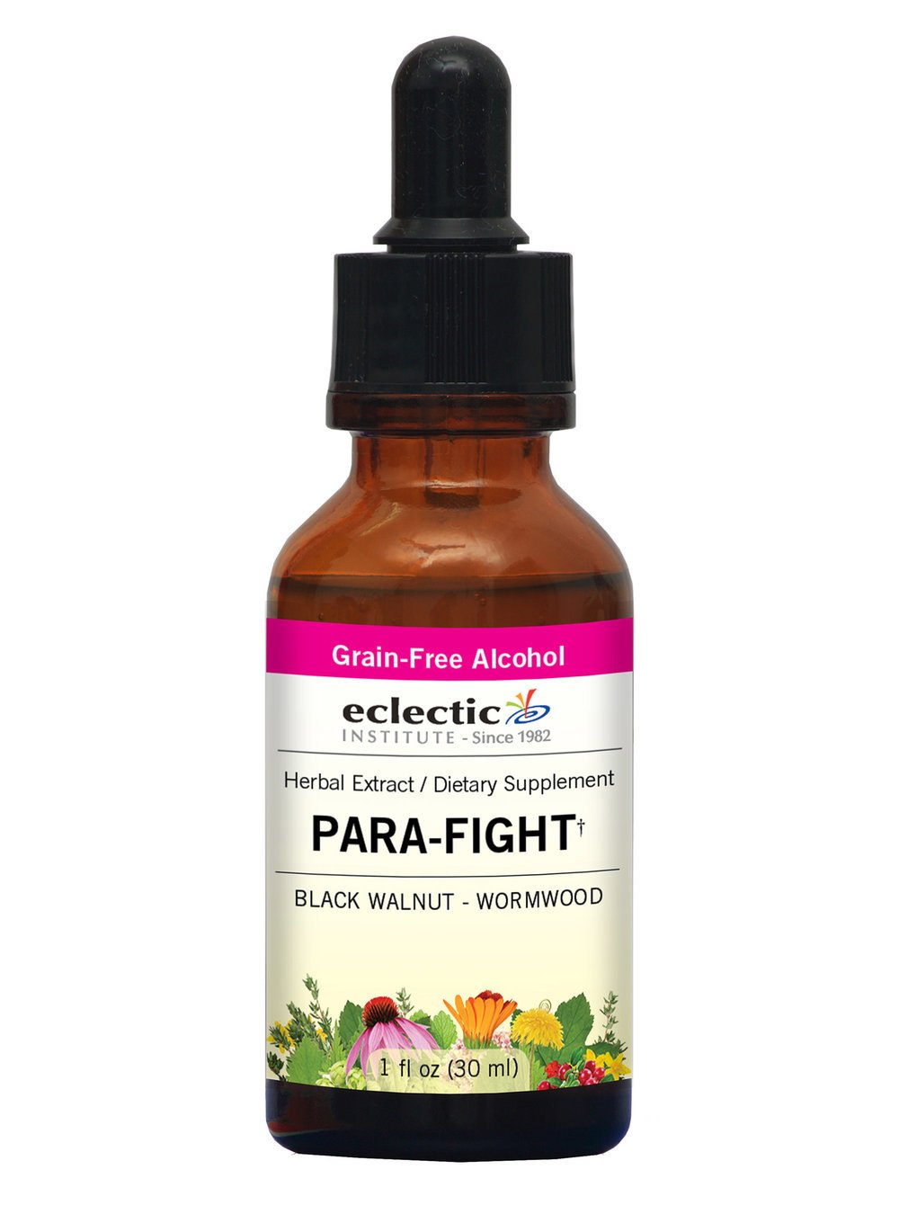 Eclectic Herb - ParaFight Extract Liquid Drops | Intestinal Support + Detox | Herbal Tincture | Vegan, Non-GMO, Gluten Free (1 fl oz | 30 ml)