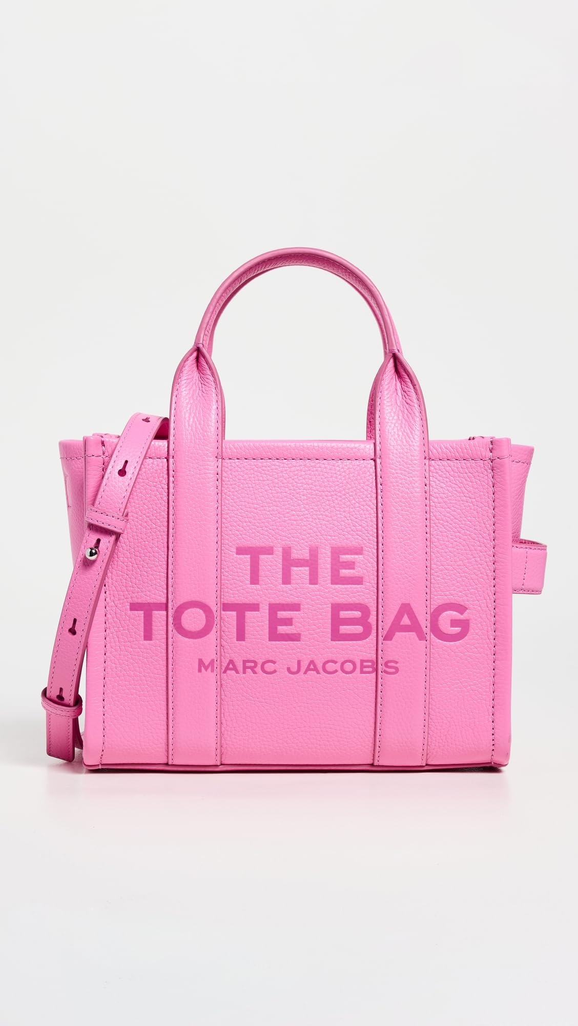 Marc Jacobs Womens The Leather Small Tote Bow Pink One Size