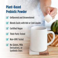 Thumbnail for Nordic Naturals Nordic Flora Prebiotic Powder, 204 Grams - Unflavored Prebiotic Powder - 30 Servings