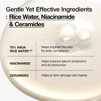 Thumbnail for Anua Rice 70 Glow Milky Toner, Glass & Dewy Skin, Hydrating & Barrier Care, Rice Water, Niacinamide, Ceramides, All Skin Types, Fragrance-Free, Non Comedogenic, Korean Skincare, 8.45 fl.oz.