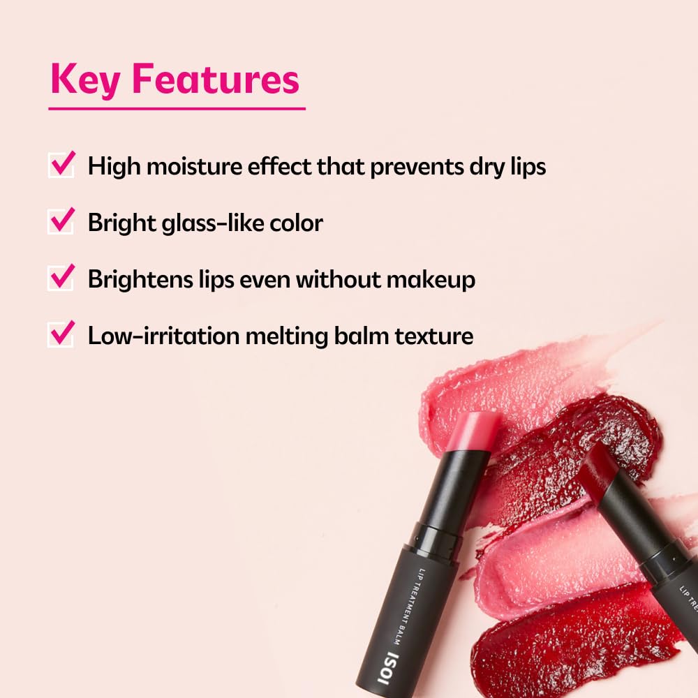 ISOI Bulgarian Rose Lip Treatment Balm 5 g (0.18 oz) (Pure Red)