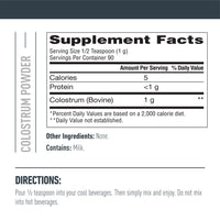 Thumbnail for Bundle of Isopure Bovine Colostrum Supplement Powder 90 Servings + Isopure Unflavored Protein, Whey Isolate, 25g Protein, Zero Carb, 16 Servings, 1 Pound (Packaging May Vary)
