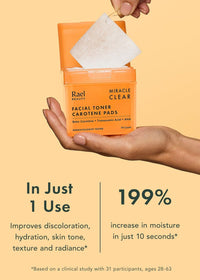 Thumbnail for Rael Toner Pads, Cotton Pad for Face – Dual Textured, Exfoliating and Soothing with Carotene, Niacinamide, Hyaluronic Acid, Hydrating, Korean Skin Care (70 Count)