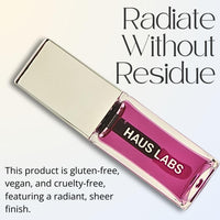 Thumbnail for Haus Labs By Lady Gaga PHD Hybrid Lip Oil Full Size - Tint, Sheer Pink