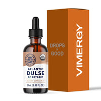Thumbnail for Vimergy USDA Organic Atlantic Dulse Liquid – Antioxidant Support* – Promotes Free Radical Protection* – Vegan, Gluten-Free – 55 Servings (55 mL)