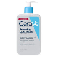 Thumbnail for CeraVe Renewing Salicylic Acid Cleanser, Formulated With Hyaluronic Acid, Niacinamide, & Ceramides, Gentle BHA Exfoliating Face Wash Smooths & Softens Skin, Non Comedogenic & Fragrance Free, 16 Ounce