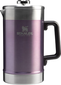 Thumbnail for STANLEY Classic Stay-Hot French Press Coffee Maker 48 oz | 5 Minute Brew, 4 Hours Hot | Mesh Filter for Coffee Grounds | Insulated Stainless Steel French Press | BPA-Free | Wisteria Shine