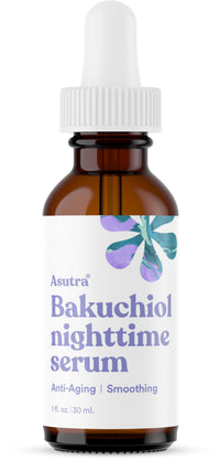 Thumbnail for ASUTRA Bakuchiol Nighttime Serum, 1 fl oz - Skin Smoothing Retinol Alternative, Nourish and Hydrate Skin, Gentle Face Serum