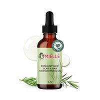 Thumbnail for Mielle Organics Rosemary & Mint Hair Oil - Strengthening Biotin Oil Infused Frizzy & Damaged Hair Care - Split Ends & Dry Scalp Treatment to Support Longer, Healthier Strands, 2 Ounce
