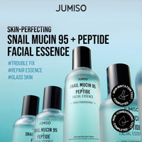 Thumbnail for Snail Mucin 95 + Peptide Essence - Advanced Skin Repair Serum for Acne-Prone & Sun-Damaged Skin, Non-Comedogenic Facial Moisturizer with 5-Peptide Complex, Fragrance-Free, Slow-Aging, 4.73 fl.oz.