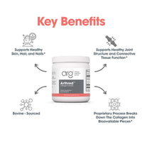 Thumbnail for Allergy Research Group Arthred Supplement - Collagen Powder for Men & Women, 10.5g Collagen Peptides, Bovine Sourced, Arthred Powder, Collagen Formula, Hydrolyzed Collagen - 8.5 Oz