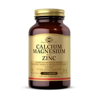Thumbnail for Solgar Calcium Magnesium Plus Zinc, 100 Tablets - Promotes Healthy Bones and Teeth - Supports Nerve & Muscle Function - Non GMO, Vegan, Gluten Free, Dairy Free, Kosher, Halal - 33 Servings