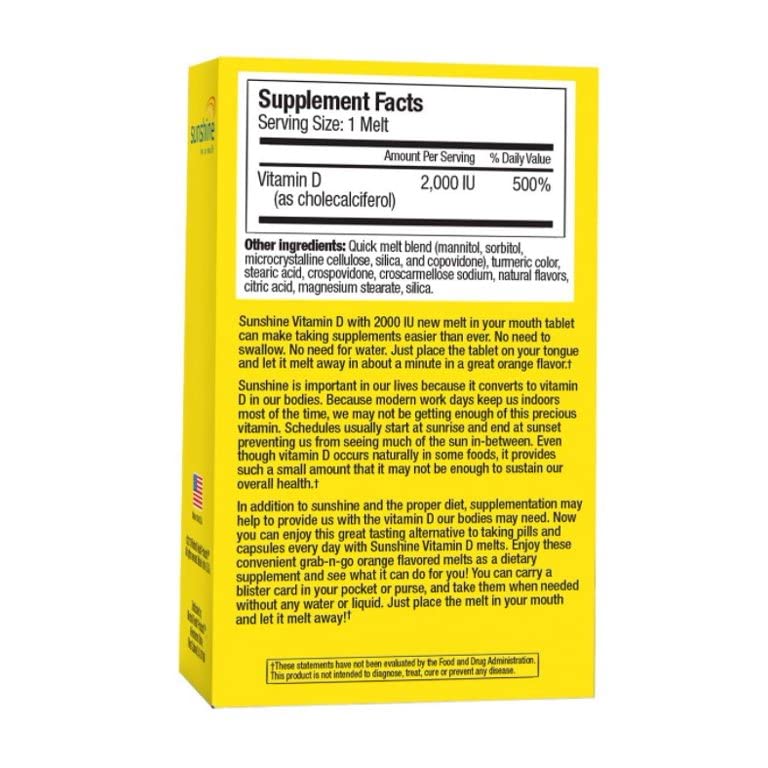 Windmill Health Products Sunshine Super Vitamin D - 2000 IU - 60 Tablets