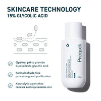 Thumbnail for Prequel Skin Multi-Acid Milk Peel, Professional Exfoliating Solution. 15% Glycolic Acid Face Peel with Lactic Acid and Enzymes. Hydrating Chemical Exfoliant. Clinical Strength Formula, 7.6oz Bottle.