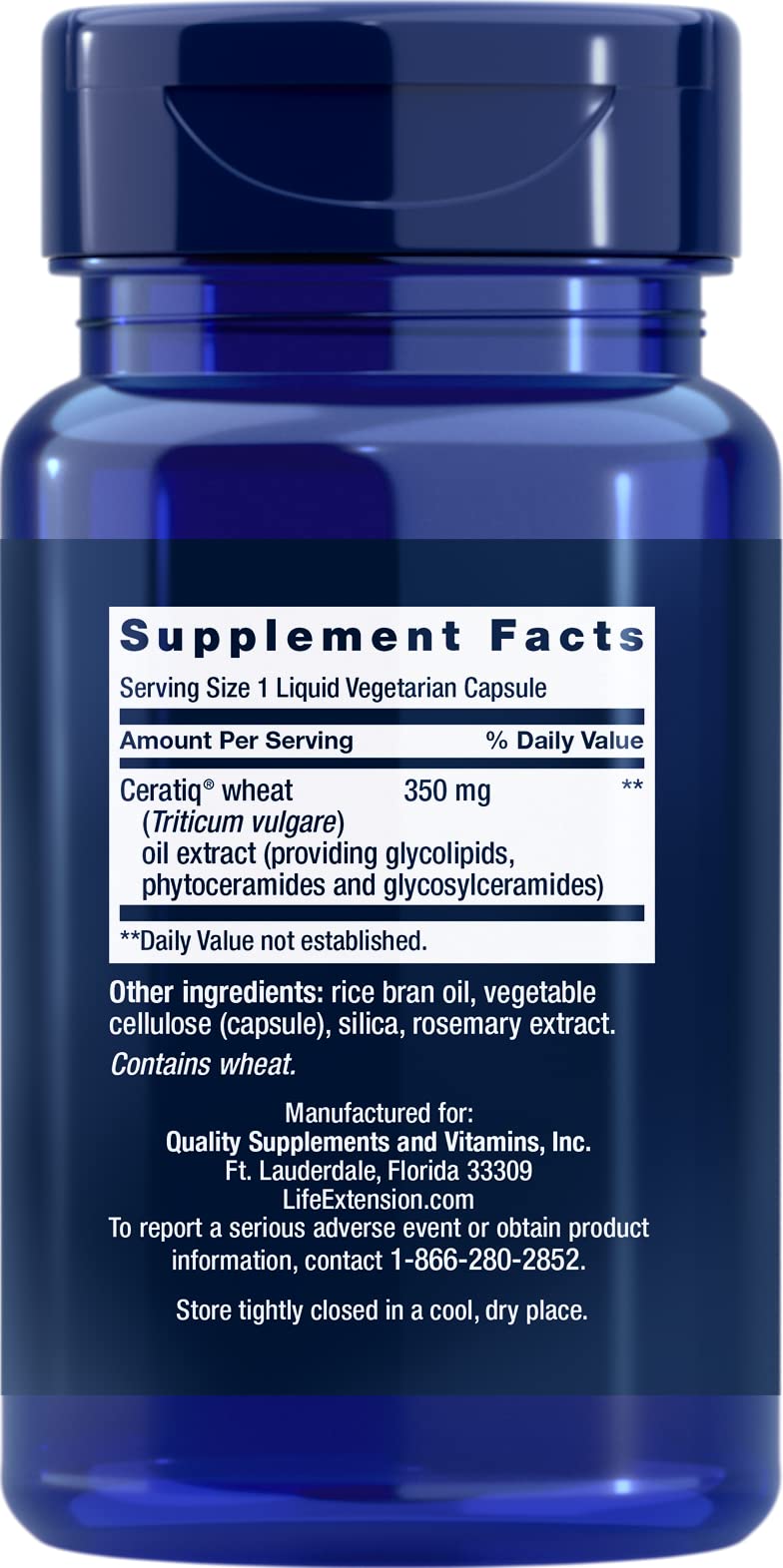 Life Extension Skin Restoring Ceramides, 30 Liquid Vegetarian Capsules (Pack of 2)