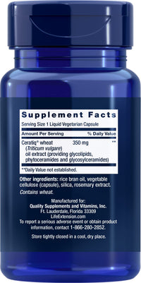 Thumbnail for Life Extension Skin Restoring Ceramides, 30 Liquid Vegetarian Capsules (Pack of 2)