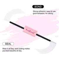 Thumbnail for FADLASH Lash Bond and Seal 10ml Individual Lashes Glue and Seal Super Strong Hold DIY Lash Extension Kit Hold 48-72 Hours Waterproof Cluster Lash Glue Eyelash Extension Kit