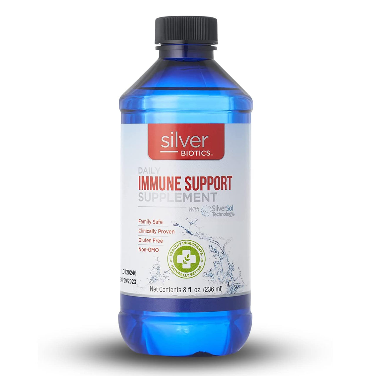 Silver Biotics Patented Multivalent SilverSol Technology | Ag₄O₄ 10 PPM Immune Support | Bio-Hacking Immune Building Natural Support | 8 Fl Oz