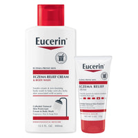 Thumbnail for Eucerin Eczema Relief Cream and Body Wash (13.5 Fl Oz) + Eczema Relief Cream (5 Oz), Skin Care Set with Colloidal Oatmeal (Skin Protectant)