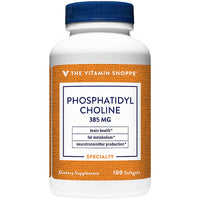 Thumbnail for The Vitamin Shoppe Phosphatidyl Choline 385MG (from Soy Lecithin) (100 Softgels)