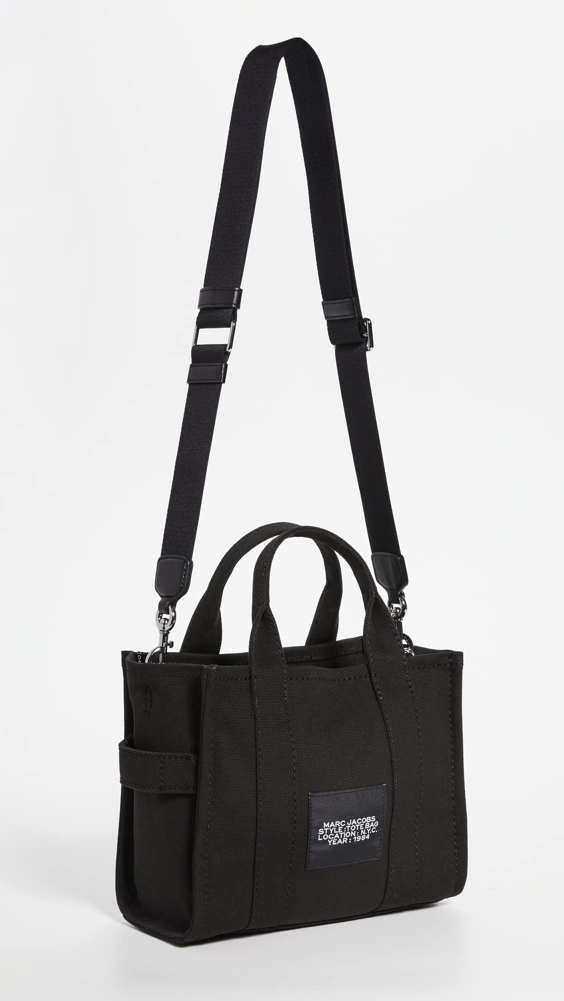 Marc Jacobs Women's The Canvas Small Tote Bag, Black, One Size