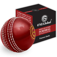 Thumbnail for Soft Rubber Cricket Ball for Practice | Outdoor & Indoor Cricket Ball with Soft Core & Stitched Seam | Realistic Feel, True Bounce & Swing for Practice, Coaching, Honing Skills & Family Fun (1-RED)