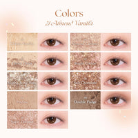 Thumbnail for dasique Shadow Palette #21 Almond Vanilla l Vegan, Cruelty-Free l 9 Blendable Shades in Smooth Matte and Shimmer Finishes with Gorgeous Pearls