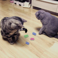 Thumbnail for Andiker Interactive Cat Spiral Creative Spring Toy to Kill Time and Keep Fit, Sturdy and Heavy Plastic for Swatting, Biting, Hunting Kitten Toys, Colorful, 12 pcs