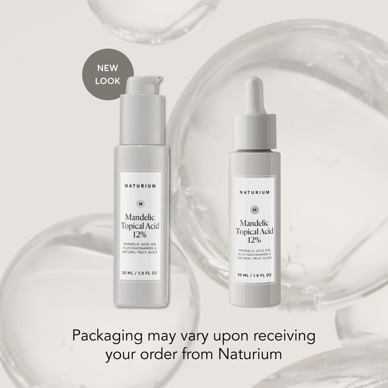 Naturium Mandelic Topical Acid 12%, Plus Niacinamide & Natural Fruit Acids, Anti-Aging Skin Care, 1 oz