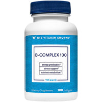Thumbnail for The Vitamin Shoppe Vitamin B-Complex - Energy Metabolism & Nervous System Support, Complete B Vitamins (100 Softgels)