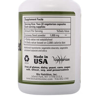 Thumbnail for Bio Nutrition Caraway Seed 1 000 mg - 1000 mg - 60 Vegetarian Capsules