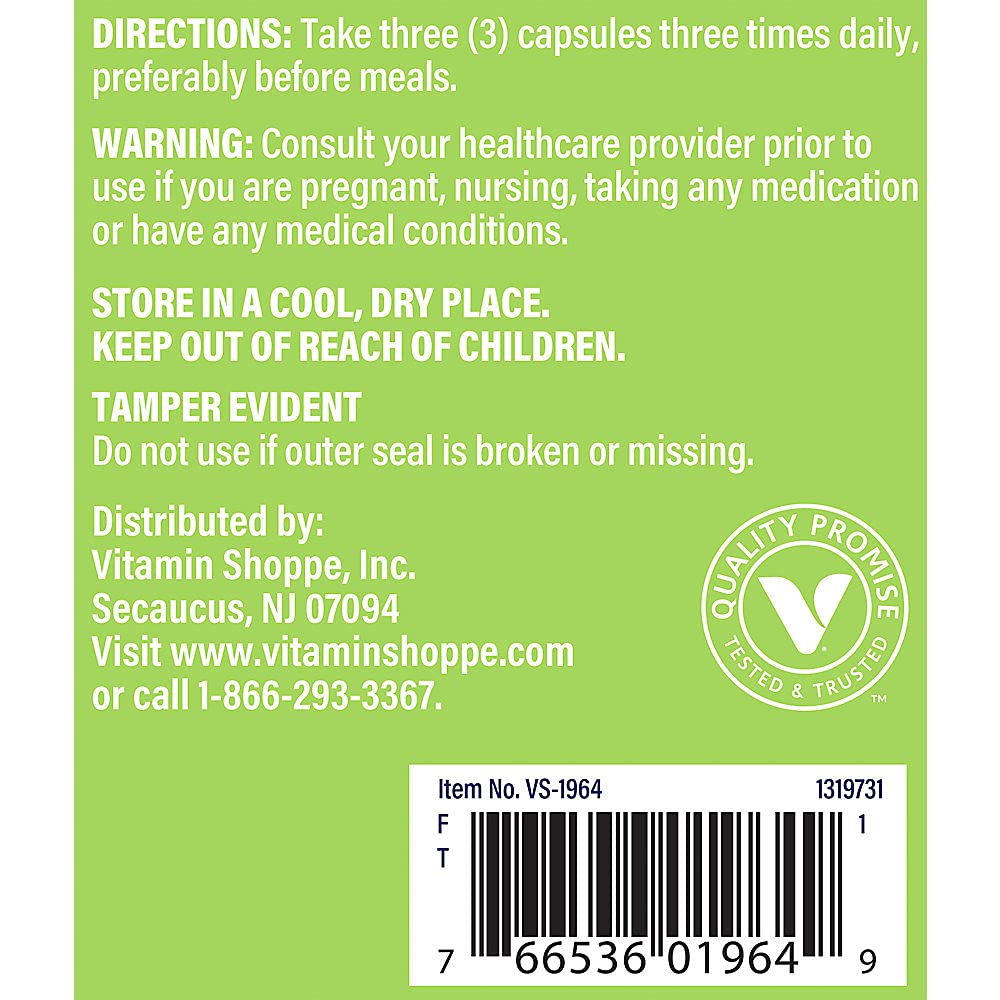 The Vitamin Shoppe Celery Seed 1,500MG, Herbal Support That (100 Capsules)