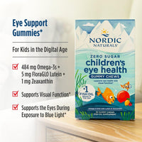 Thumbnail for Nordic Naturals Children’s Eye Health Gummies, Strawberry Lemonade - 30 Gummies for Kids - 484 mg Total Omega-3s DHA, Lutein & Zeaxanthin - Brain Health, Antioxidant Support, Non-GMO - 30 Servings