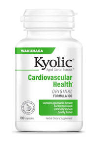 Thumbnail for Kyolic Aged Garlic Extract Formula 100, Cardiovascular Health*, 100, Capsules.