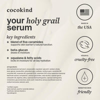 Thumbnail for Cocokind Ceramide Barrier Serum, Hydrating Serum to Reduce Dryness, All Skin Types including Sensitive Skin, Fragrance Free, Cruelty Free, 1 fl oz