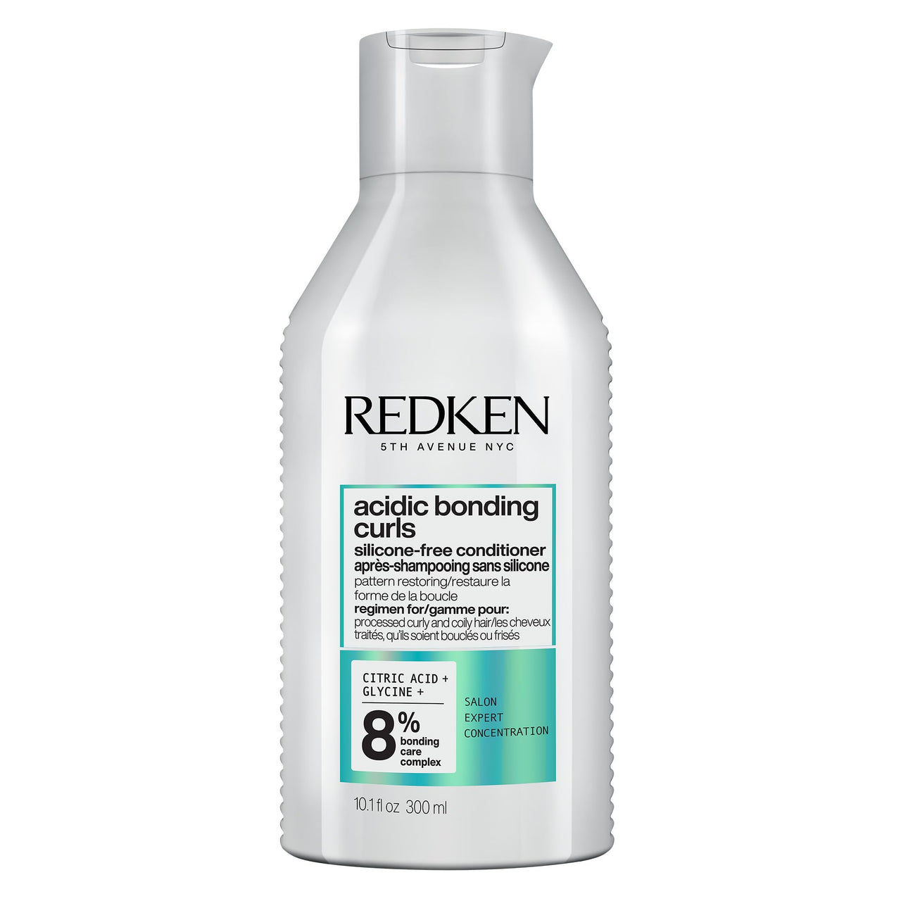 Redken Acidic Bonding Curls Silicone-Free Conditioner | For Coily and Curly Hair | Build Bonds and Repair Curl Strength | With Curl-Bond Technology & Coconut Oil