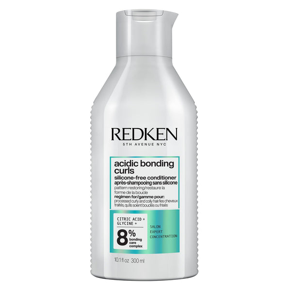 Redken Acidic Bonding Curls Silicone-Free Conditioner | For Coily and Curly Hair | Build Bonds and Repair Curl Strength | With Curl-Bond Technology & Coconut Oil