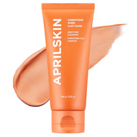 Thumbnail for APRILSKIN Carrotene IPMP 3-Min Quick Dry Pore Caring Clay Mask | Kaolin & Zinc PCA | Reduces Pores & Sebum | Cooling Effect | Vegan | Gentle Exfoliation | Korean Skin Care | 100g 3.52 oz.