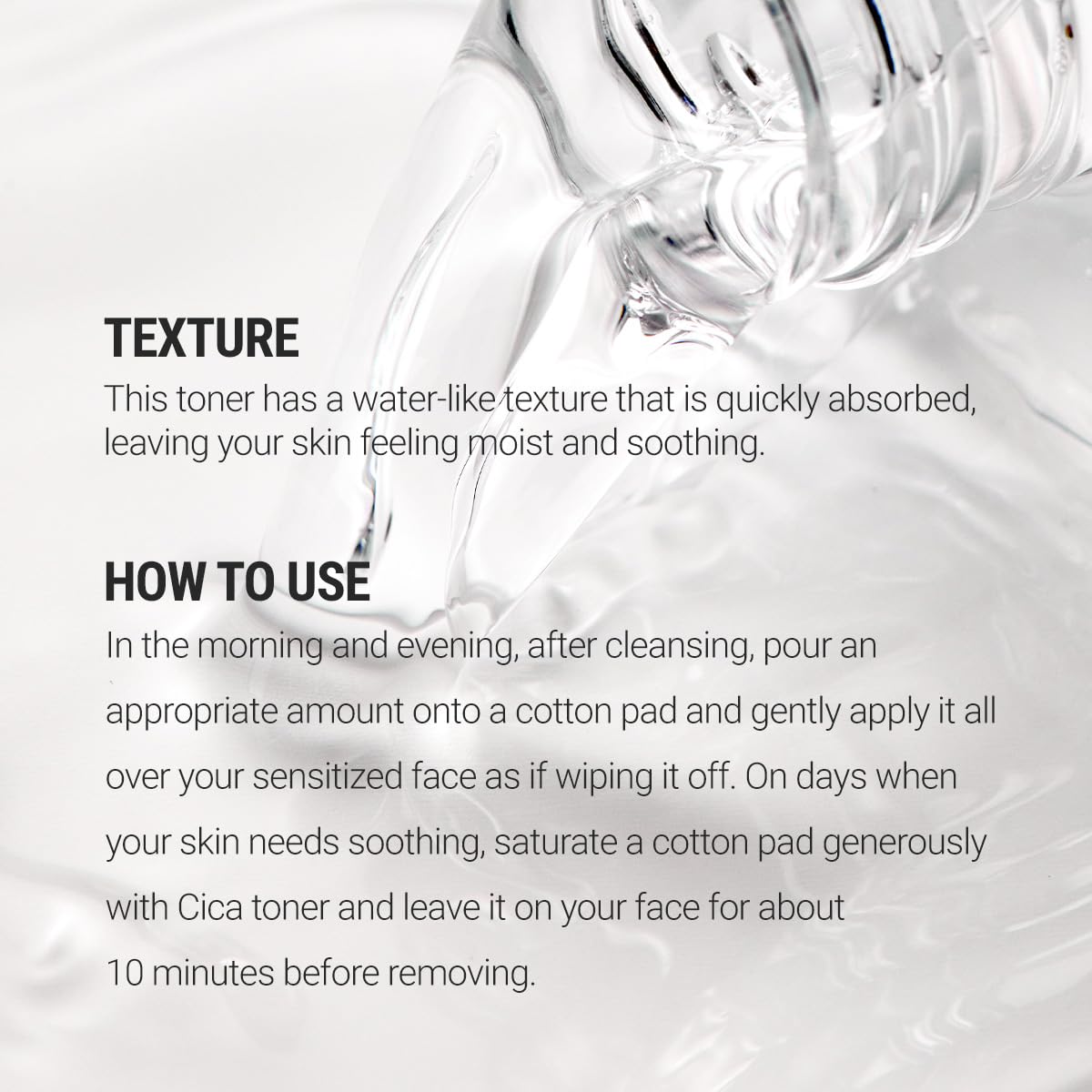 [Rovectin] CICA Care Purifying Toner - Soothing Facial Toner for Sensitive and Irritated Skin with Houttuynia Cordata Extract and Madecassoside (8.8 Fl. oz)