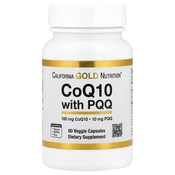 Lake Avenue Nutrition CoQ10 with PQQ, 100 mg, 60 Veggie Capsules