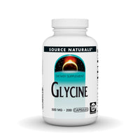 Thumbnail for Source Naturals Glycine - 500 mg - 200 Capsules