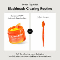 Thumbnail for APRILSKIN Pore Cleansing Facial Silicone Brush | for Blackheads Removal & Face Scrubber | Gentle Exfoliation | Deep Pore Cleaning Massager | Pairs with Aprilskin's Carrotene Cleansing Balm