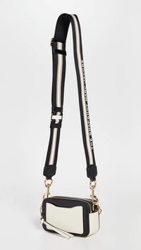 Thumbnail for Marc Jacobs Womens The Color-Block Snapshot, New Cloud White Multi, One Size