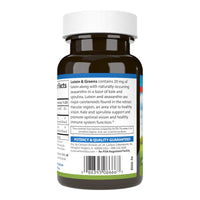 Thumbnail for Carlson - Lutein & Greens, 20 mg, Vision Support & Eye Function, Antioxidant, 60 Vegetarian Capsules