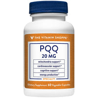 Thumbnail for PQQ (Pyrroloquinoline Quinone Disodium Salt) - Mitochondria & Cognitive Support - 20 MG (60 Vegetarian Capsules)