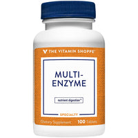 Thumbnail for The Vitamin Shoppe Digestive Enzymes - Complete Multi-Enzyme Formula | Protein Fat Carb Digestion | 100 Tablets | Plant-Based